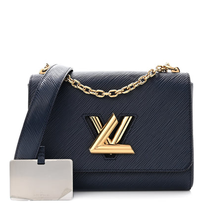 Louis Vuitton Epi Twist Shoulder Bag MM Indigo 1 of 9