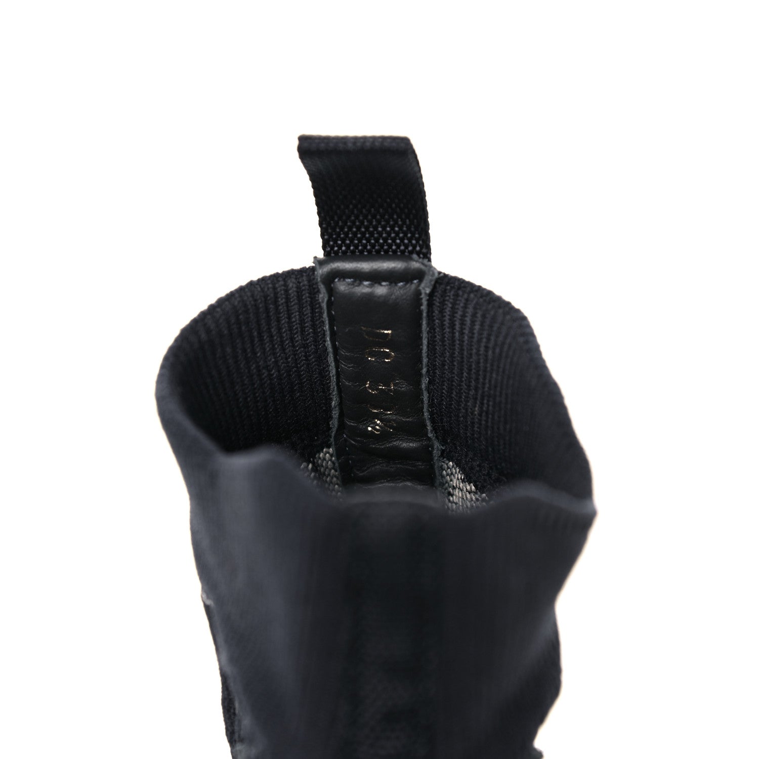 Christian Dior Technical Knit Calfskin Oblique Womens Walk'n Dior High Top Sneakers 38.5 Deep Blue 8 of 24