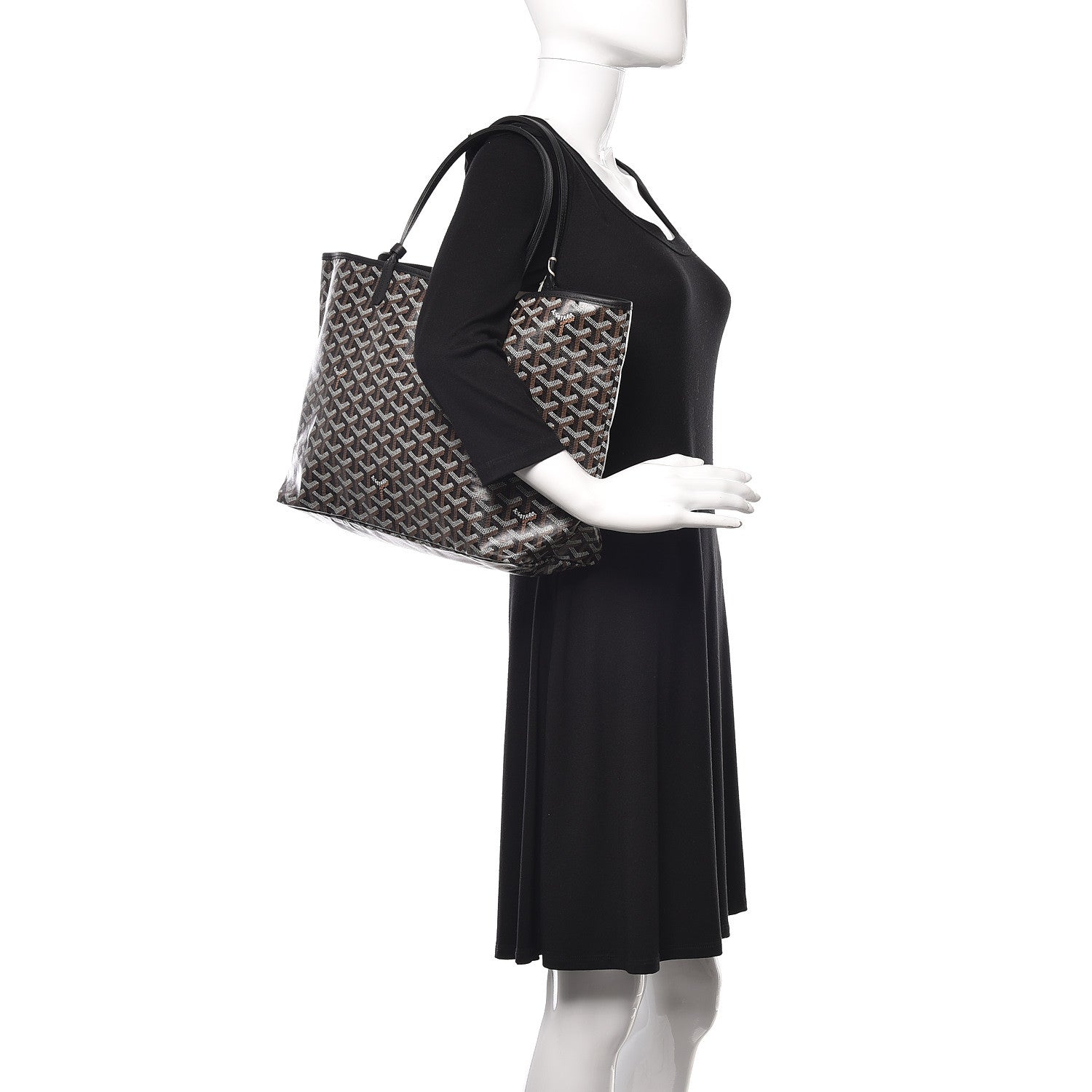 Goyard Goyardine Saint Louis PM Black 2 of 12