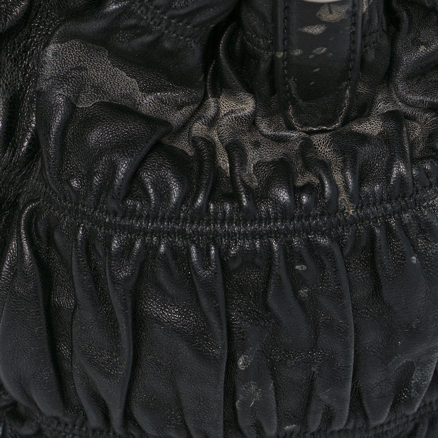 Prada Nappa Gaufre Shopping Satchel Black 9 of 13