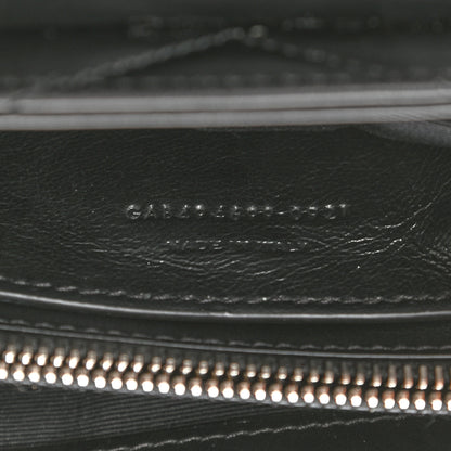 Saint Laurent Calfskin Y Quilted Monogram Small Loulou Chain Satchel Black 8 of 9