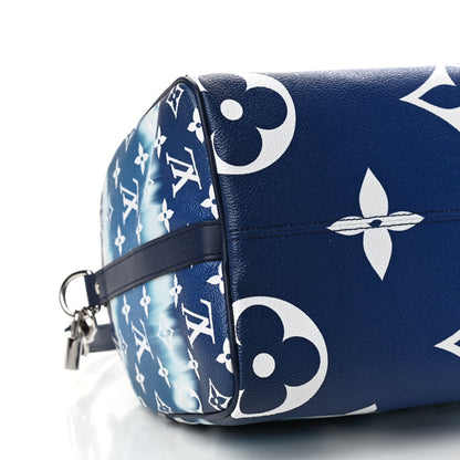 Louis Vuitton Monogram Escale Speedy Bandouliere 30 Blue 8 of 10