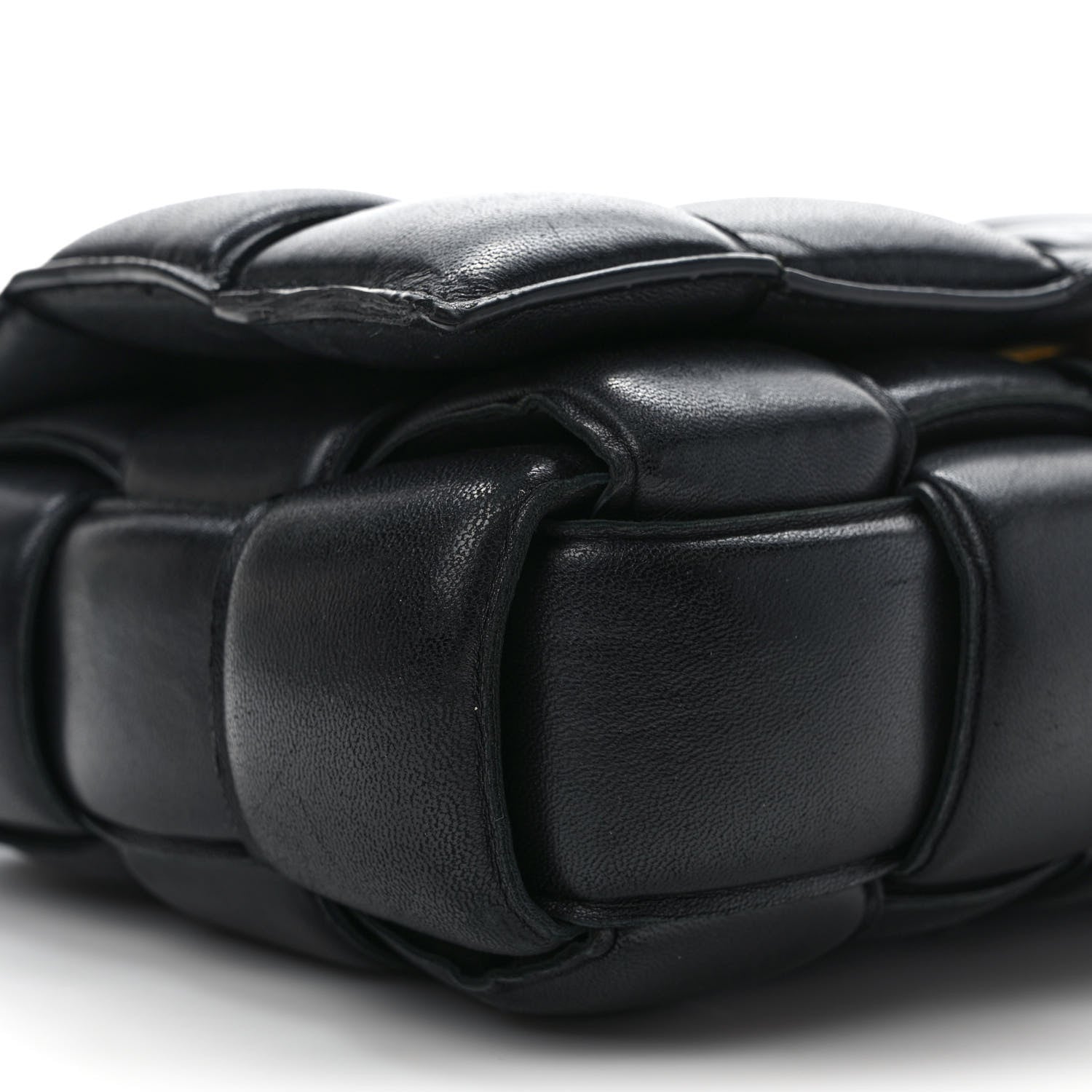 Bottega Veneta Nappa Maxi Intreccio Padded Cassette Crossbody Bag Black 7 of 10
