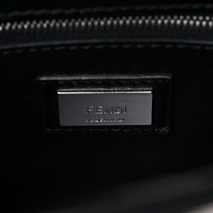 Fendi Nappa Lace Up Mini Peekaboo Iconic Satchel Black 6 of 12