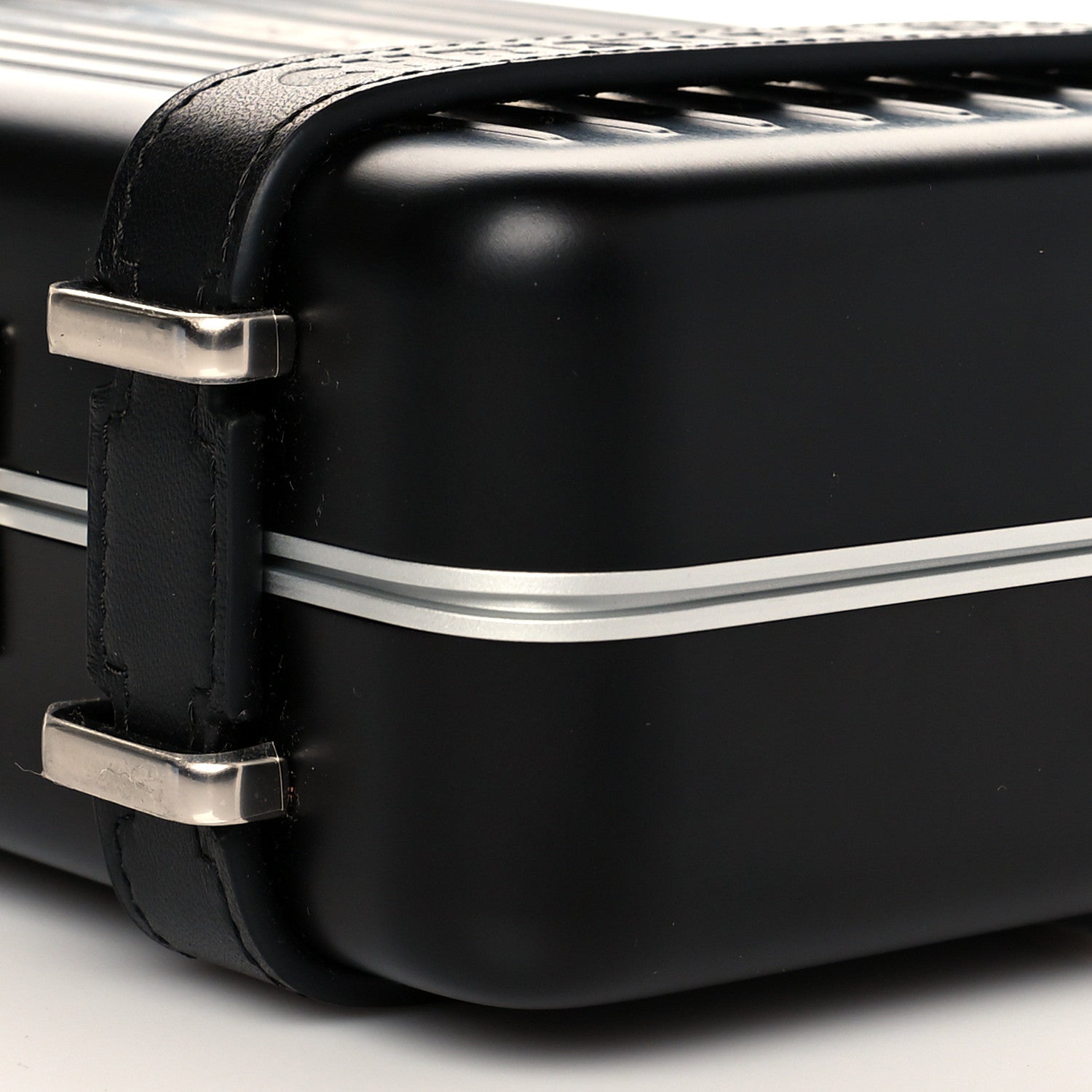Christian Dior X RIMOWA Aluminum Personal Clutch On Strap Black 8 of 9