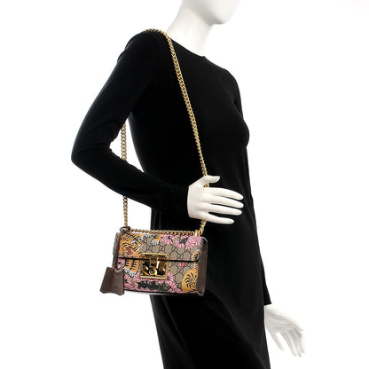 Gucci GG Supreme Monogram Bengal Small Padlock Shoulder Bag Beige Pink 2 of 7
