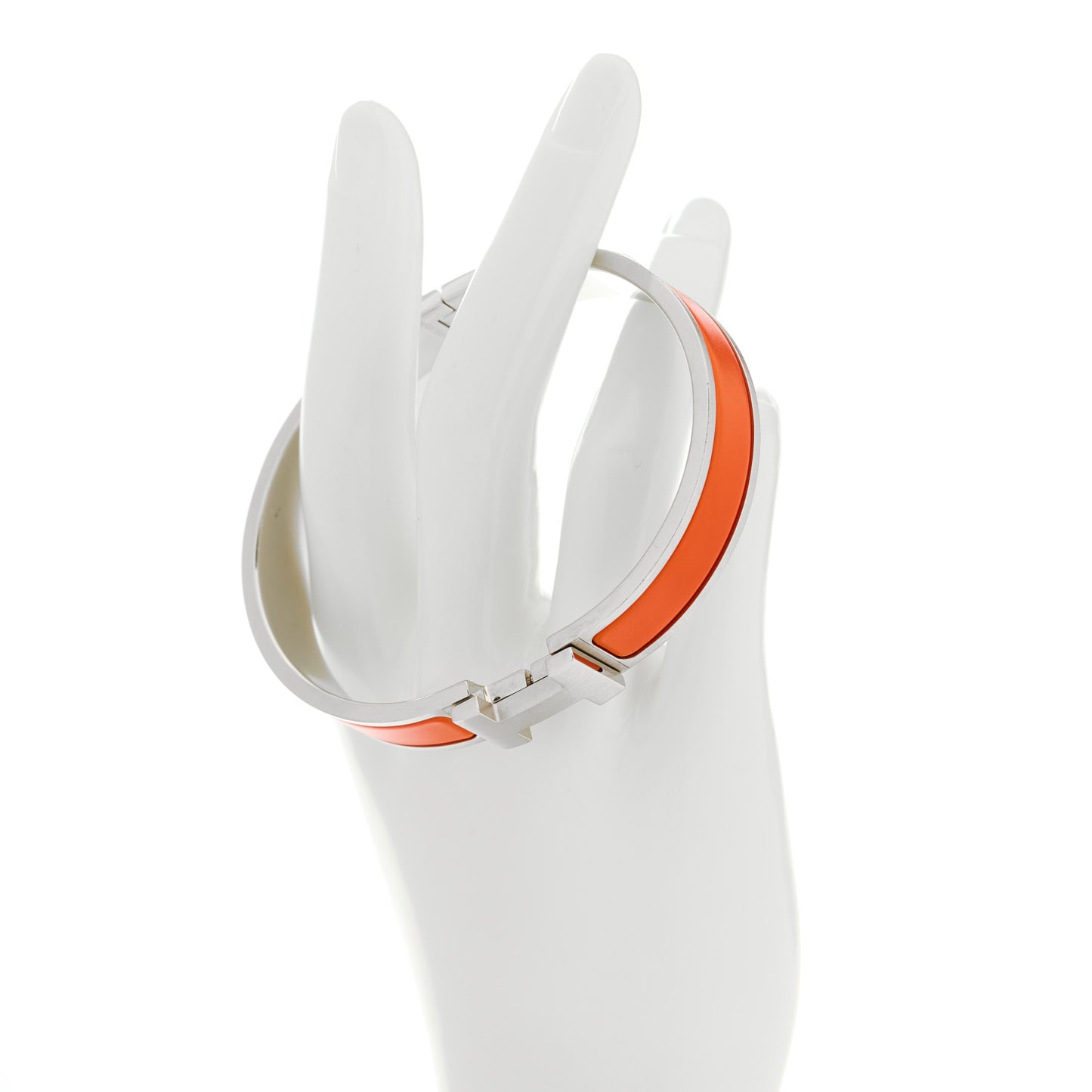 Matte Enamel Narrow Clic Clac HH Bracelet T6 Orange