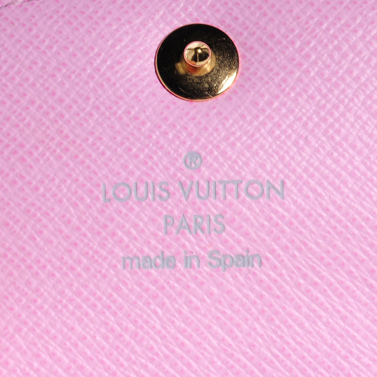 Monogram Multicolor Business Card Holder White
