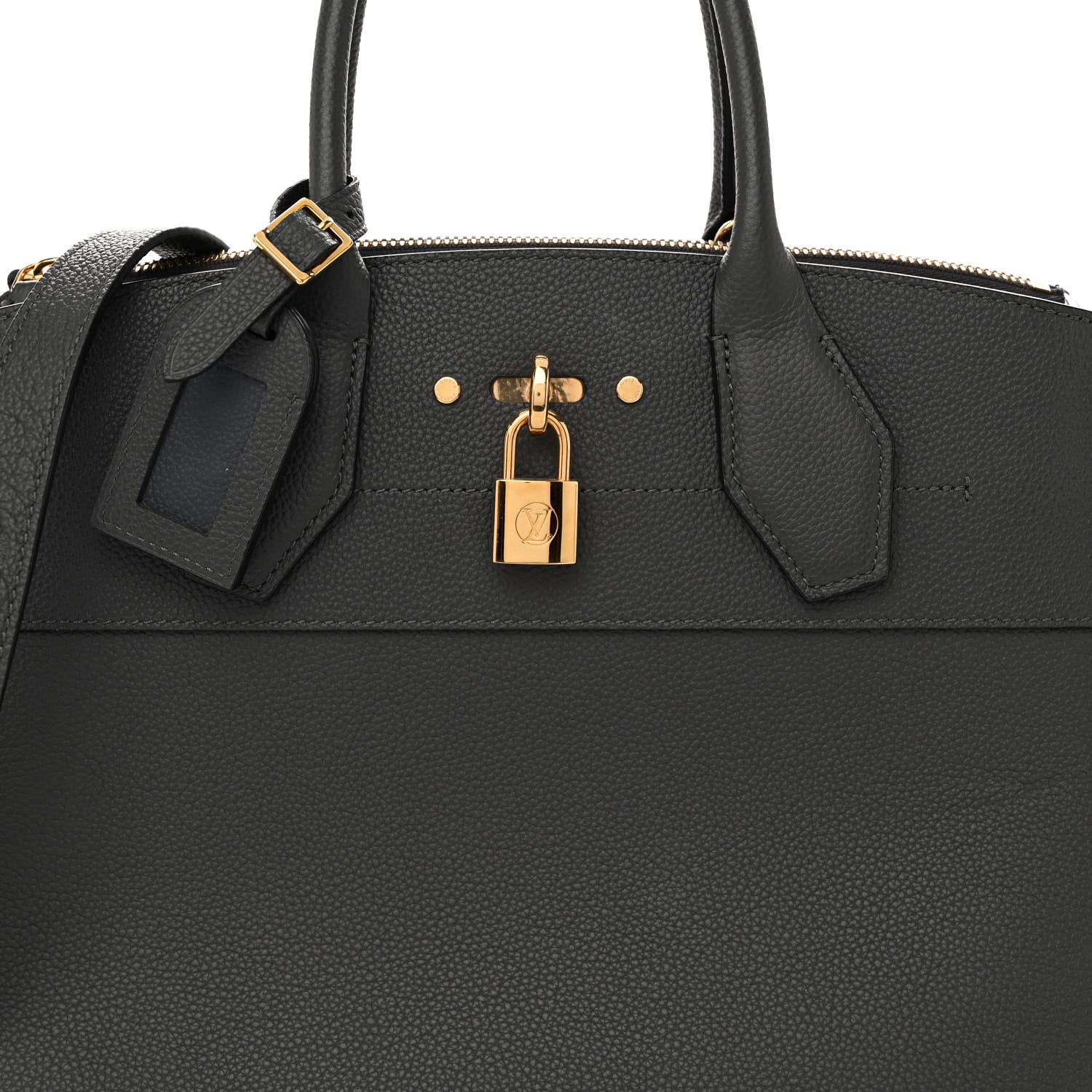 Louis Vuitton Taurillon City Steamer MM Gris 7 of 9