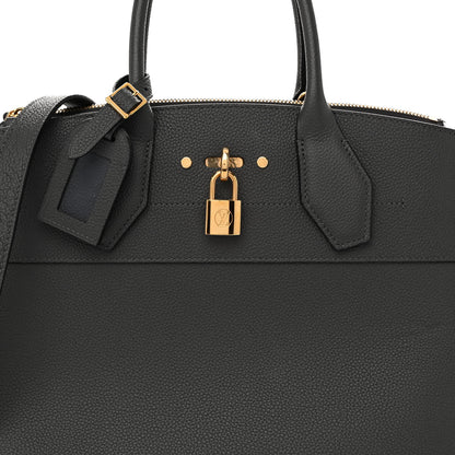 Louis Vuitton Taurillon City Steamer MM Gris 7 of 9