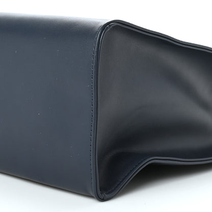 Telfar Vegan Leather Medium Shopping Bag Navy 8 of 8