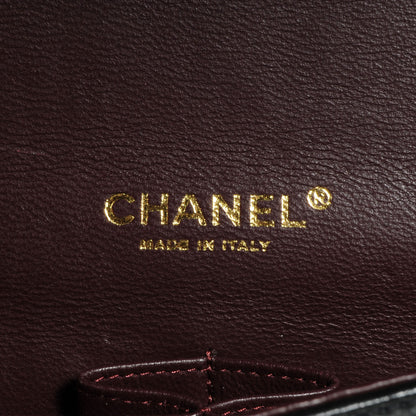 Chanel Lambskin Quilted Maxi Double Flap Black 7 of 9