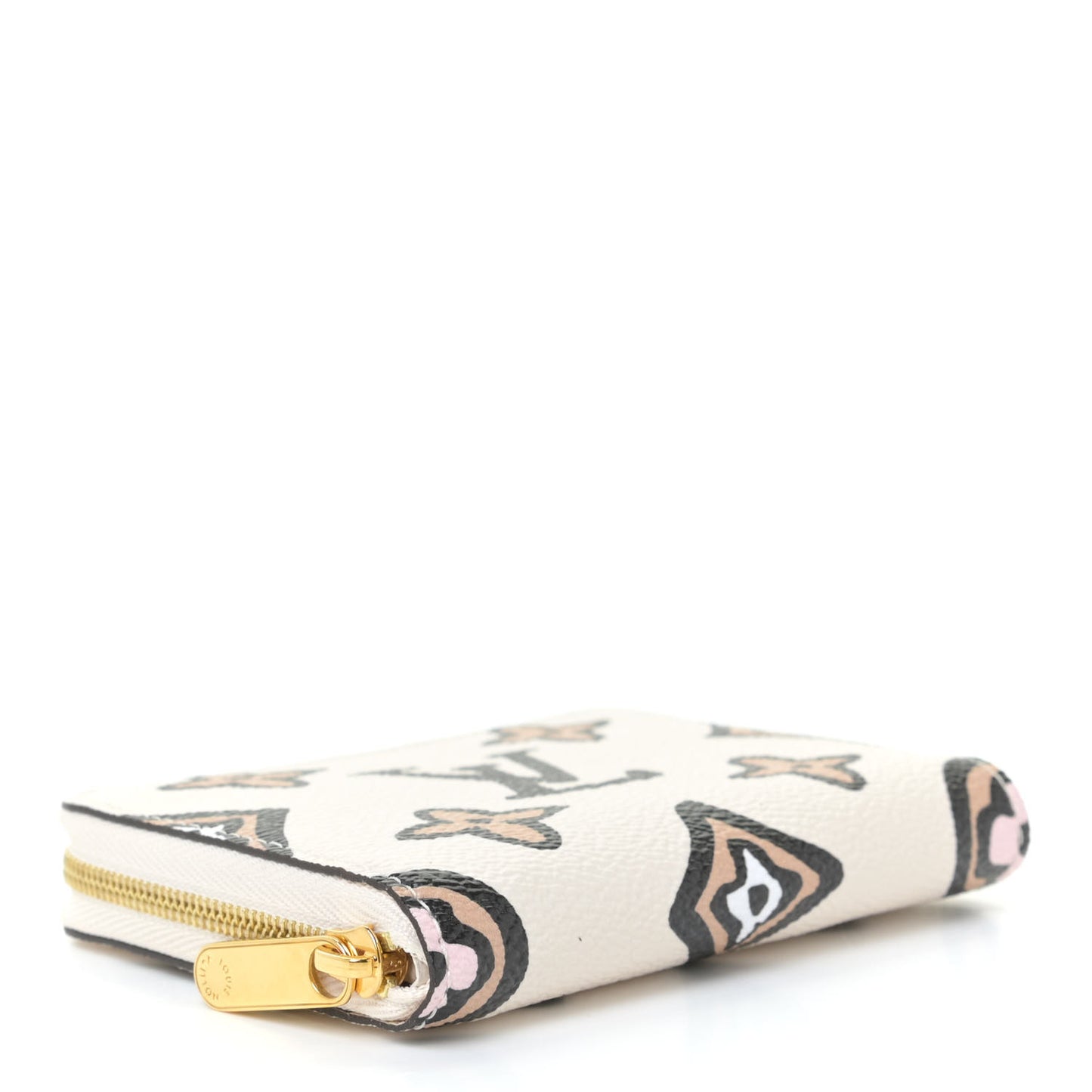 Monogram Giant Wild At Heart Zippy Coin Purse Creme