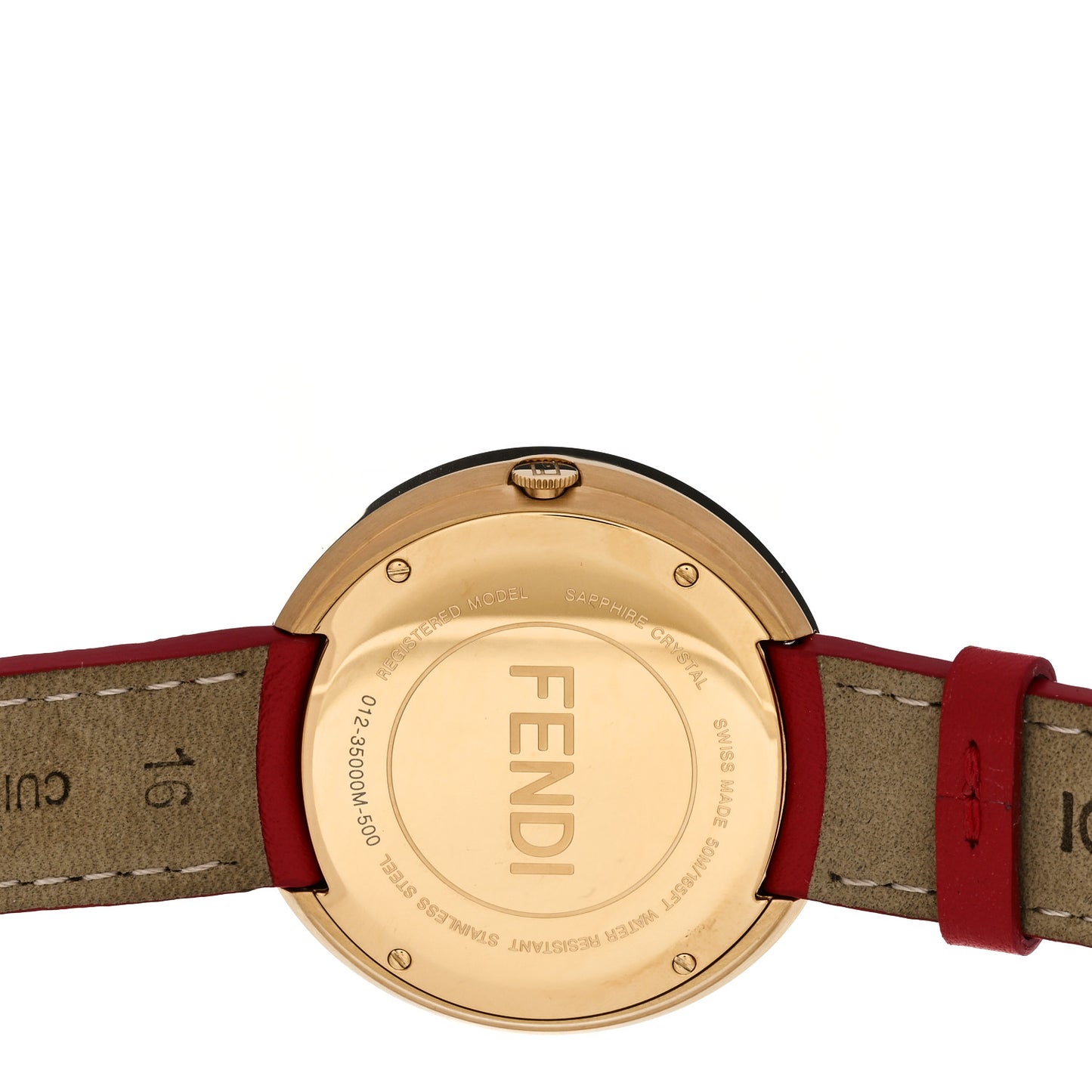 Stainless Steel Calfskin Fur 36mm Fendi My Way Quartz Watch