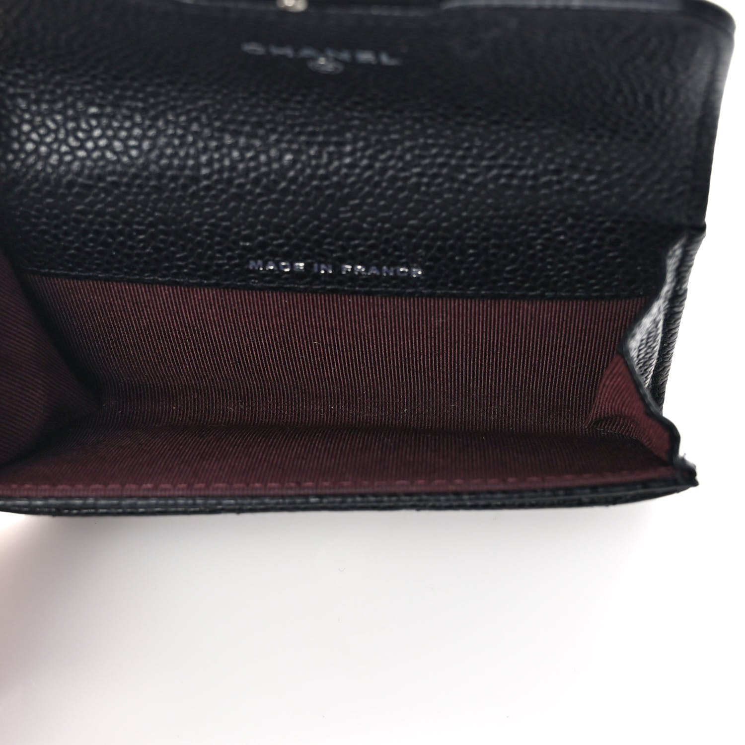 Chanel Caviar Quilted Flap Card Holder Wallet Black 5 of 7
