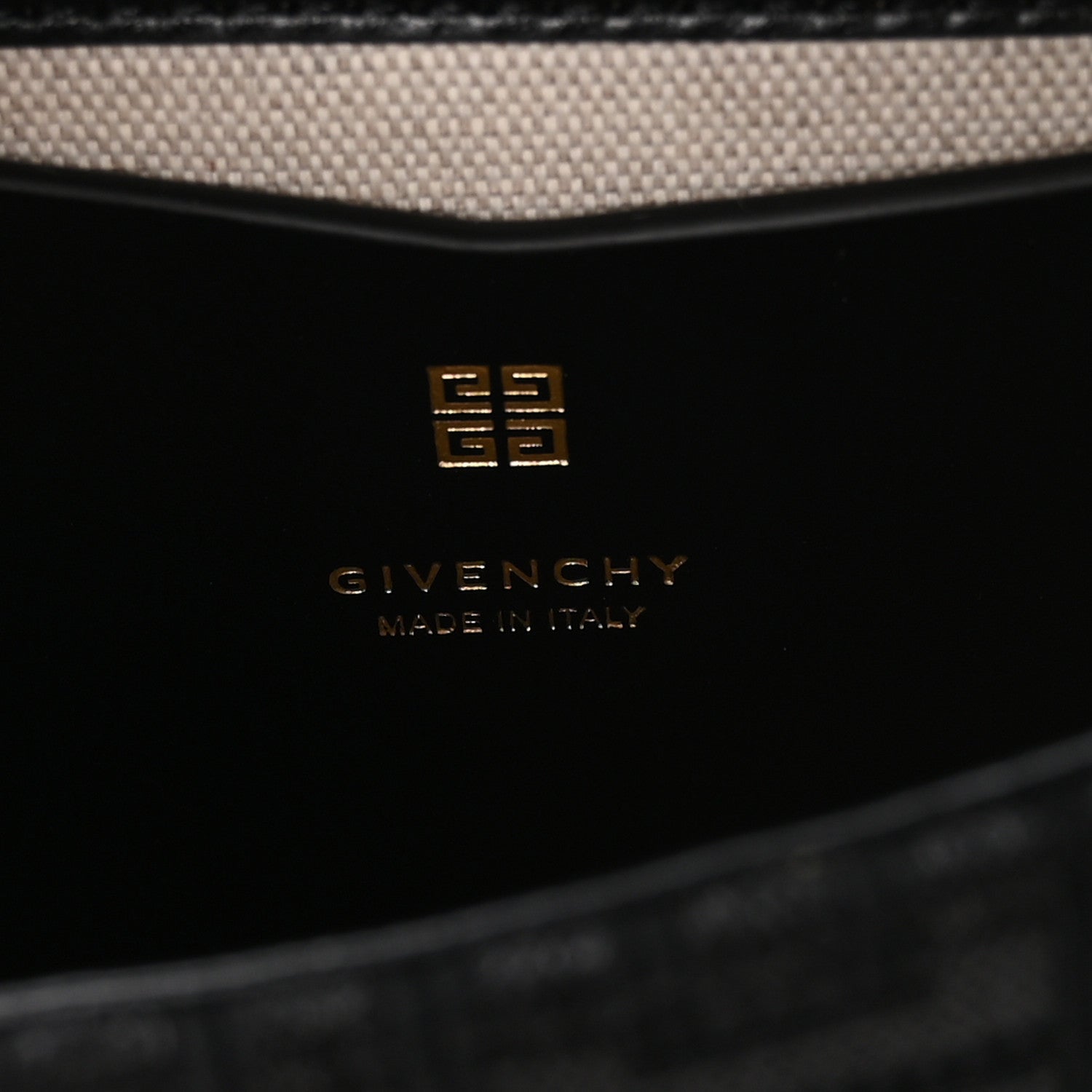 Givenchy Canvas Woven Embroidered Small 4G Bag With Chain Black 6 of 10
