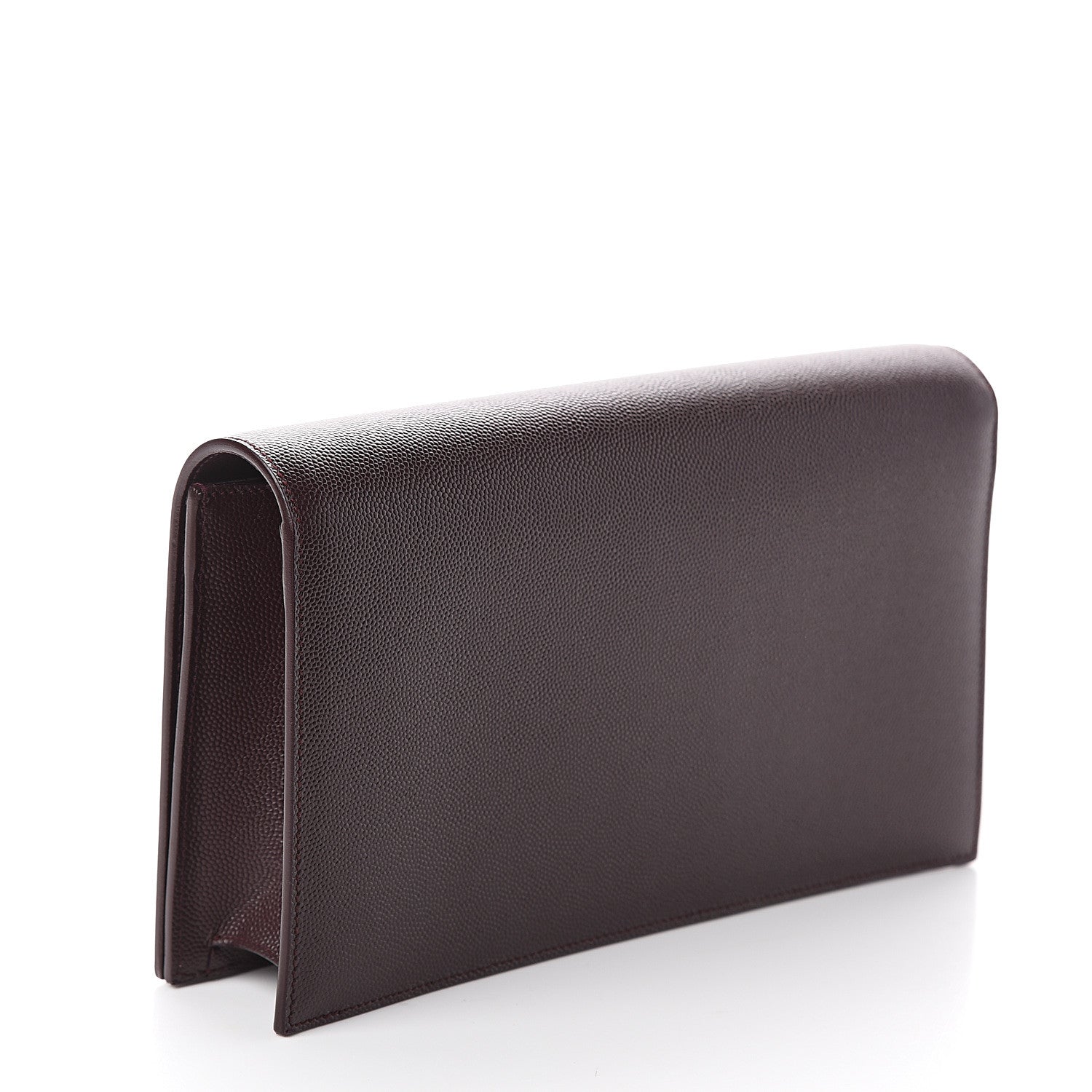 Saint Laurent Grain De Poudre Classic Kate Monogram Clutch Amaranto 2 of 5
