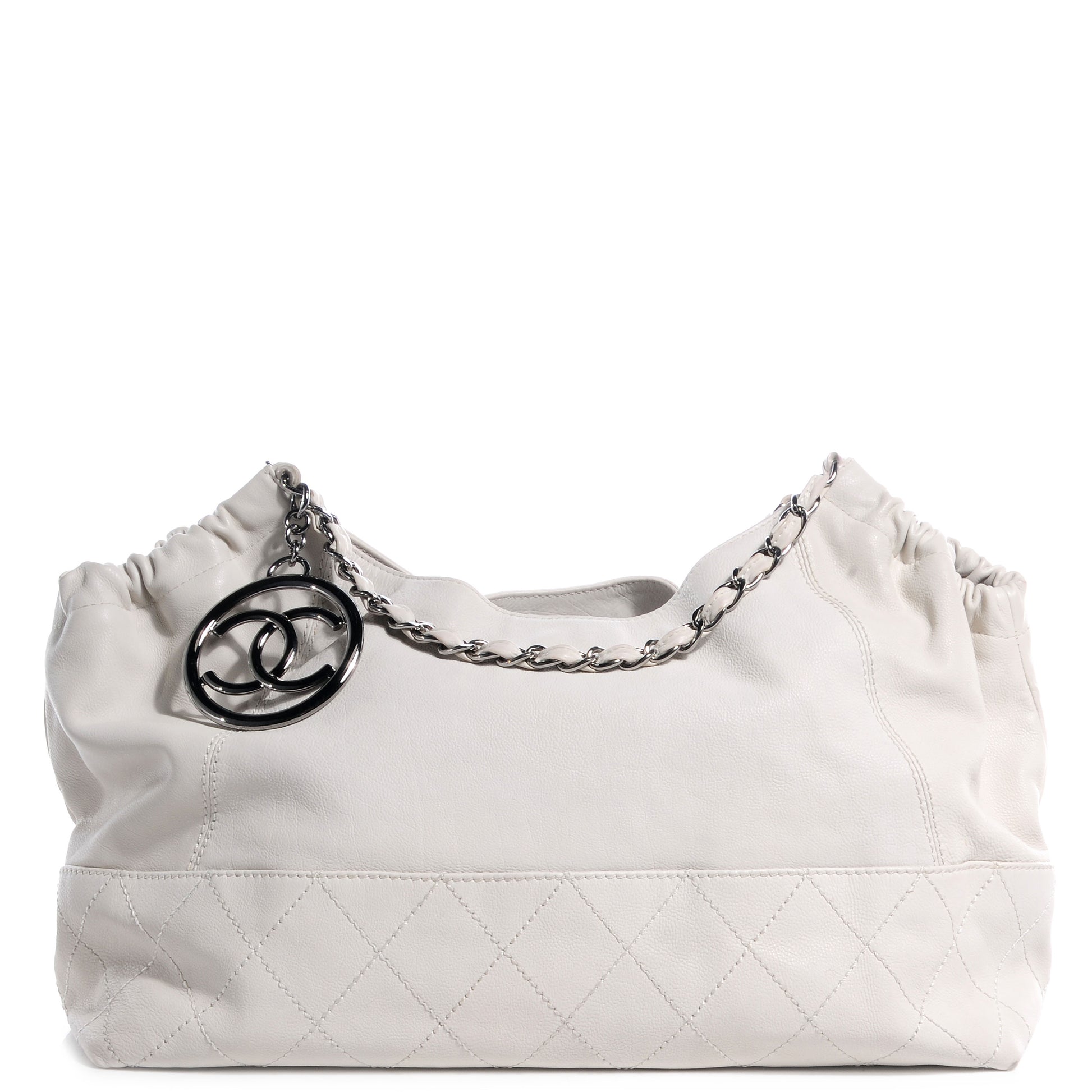 Chanel Calfskin Baby Coco Cabas White 1 of 7