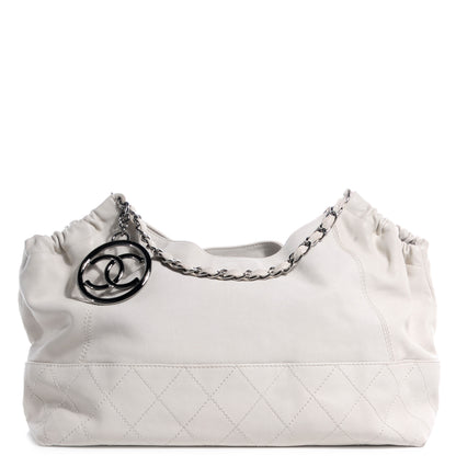 Chanel Calfskin Baby Coco Cabas White 1 of 7