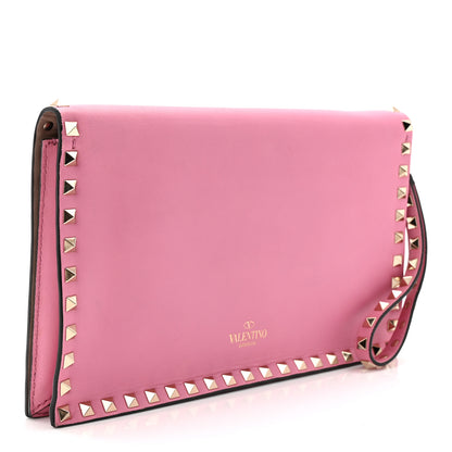 Valentino Garavani Nappa Rockstud Wristlet Clutch Ninphea 3 of 7