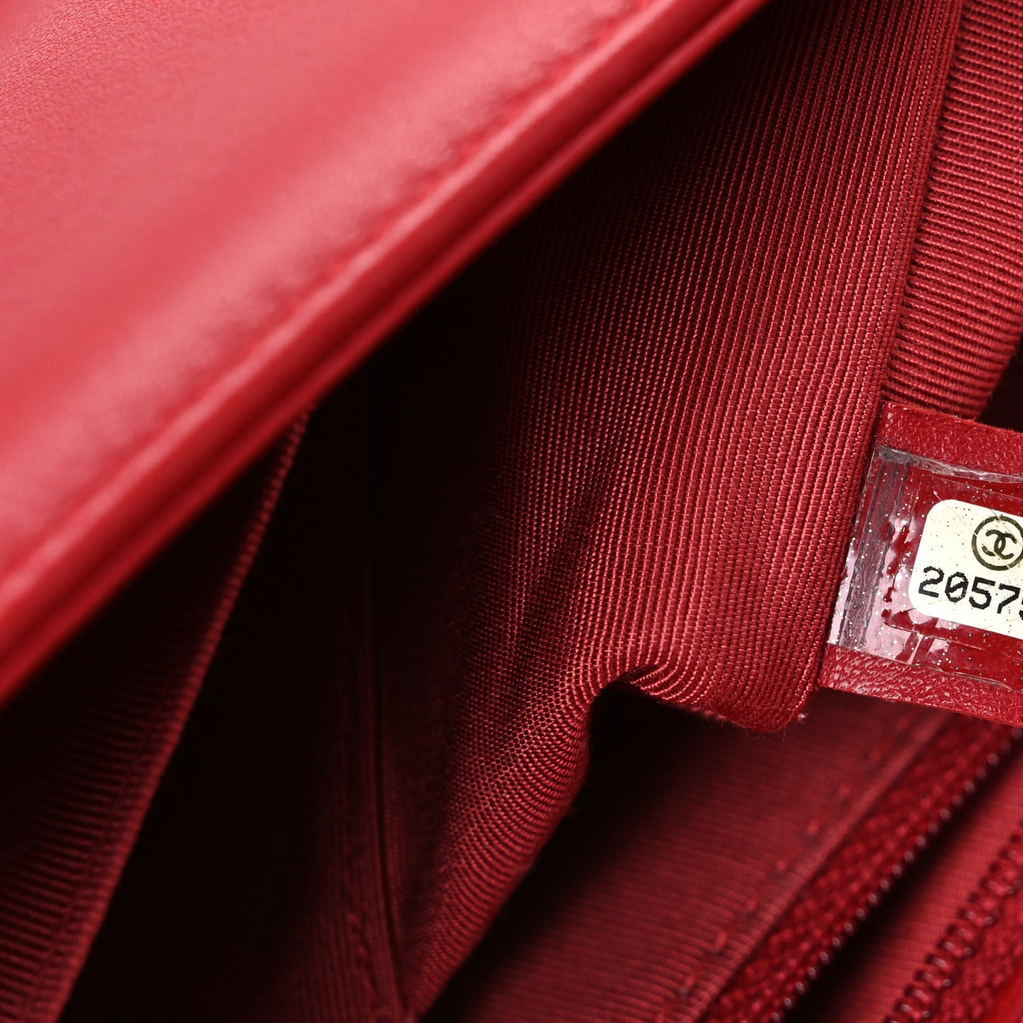 Lambskin Quilted New Medium Boy Flap Red