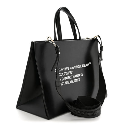Off-White Calfskin Medium Box Bag Black 3 of 11