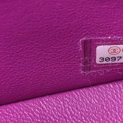 Chanel Lambskin Quilted Mini Rectangular Flap Blue Purple 7 of 10