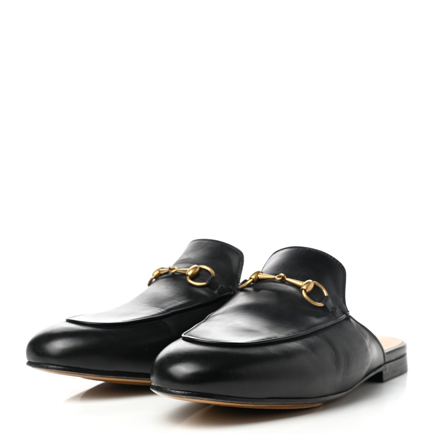 Gucci Calfskin Womens Princetown Slippers 40 Black 3 of 13