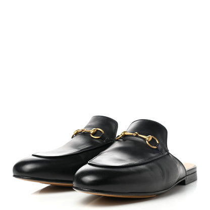 Gucci Calfskin Womens Princetown Slippers 40 Black 3 of 13