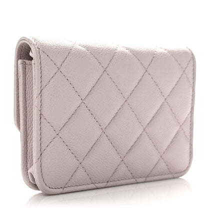 Chanel Caviar Quilted Miss Coco Clutch With Chain Light Purple 3 of 10