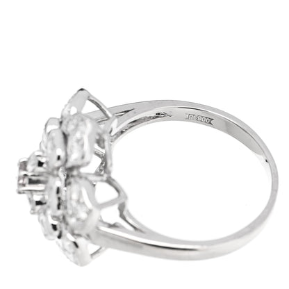 Parker & West by FASHIONPHILE Platinum Pink Diamond 1.11ctw Flower Cocktail Ring 57 8 9 of 10