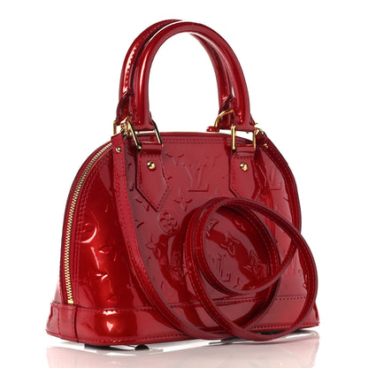 Louis Vuitton Vernis Alma BB Pomme D'Amour 2 of 10