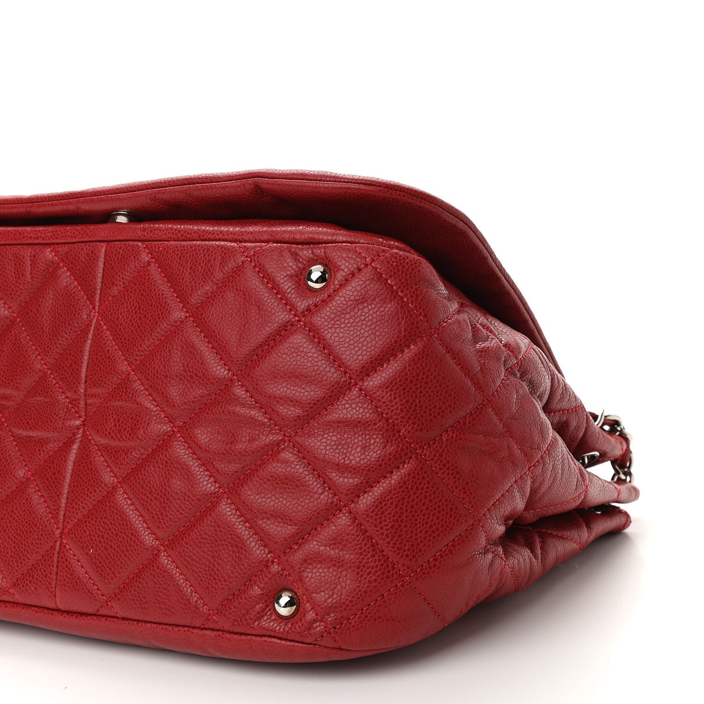 Caviar Timeless CC Accordion Flap Red