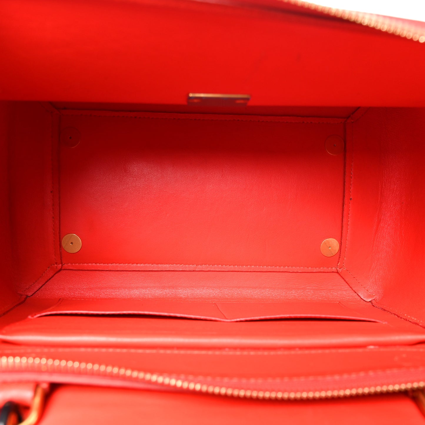 Elephant Calfskin Mini Tri-Color Belt Bag Vermillion