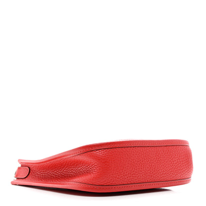 Hermes Taurillon Clemence Evelyne TPM Rouge Casaque 4 of 12