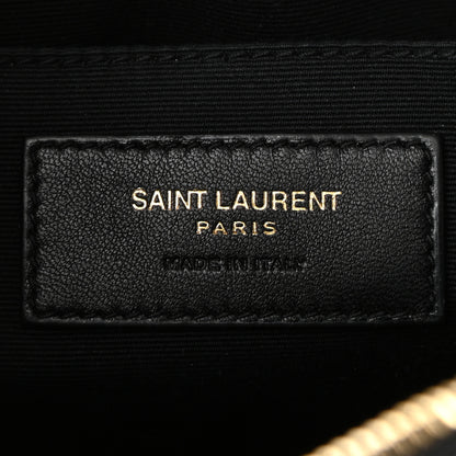 Saint Laurent Calfskin Matelasse Monogram Lou Camera Bag Black 6 of 10