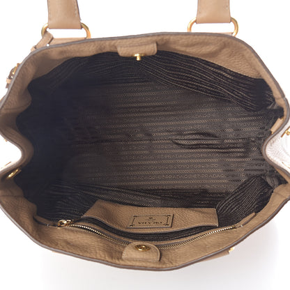 Prada Vitello Phenix Shopping Bag Sabbia 5 of 9
