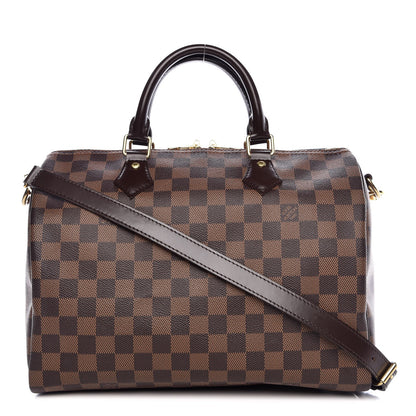 Louis Vuitton Damier Ebene Speedy Bandouliere 30 1 of 8