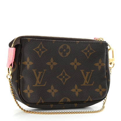 Louis Vuitton Monogram Illustre Mini Pochette Accessories Rose 3 of 9