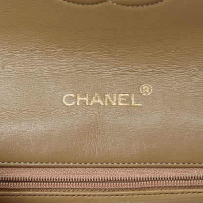 Chanel Lambskin Quilted Small Single Flap Beige 6 of 10