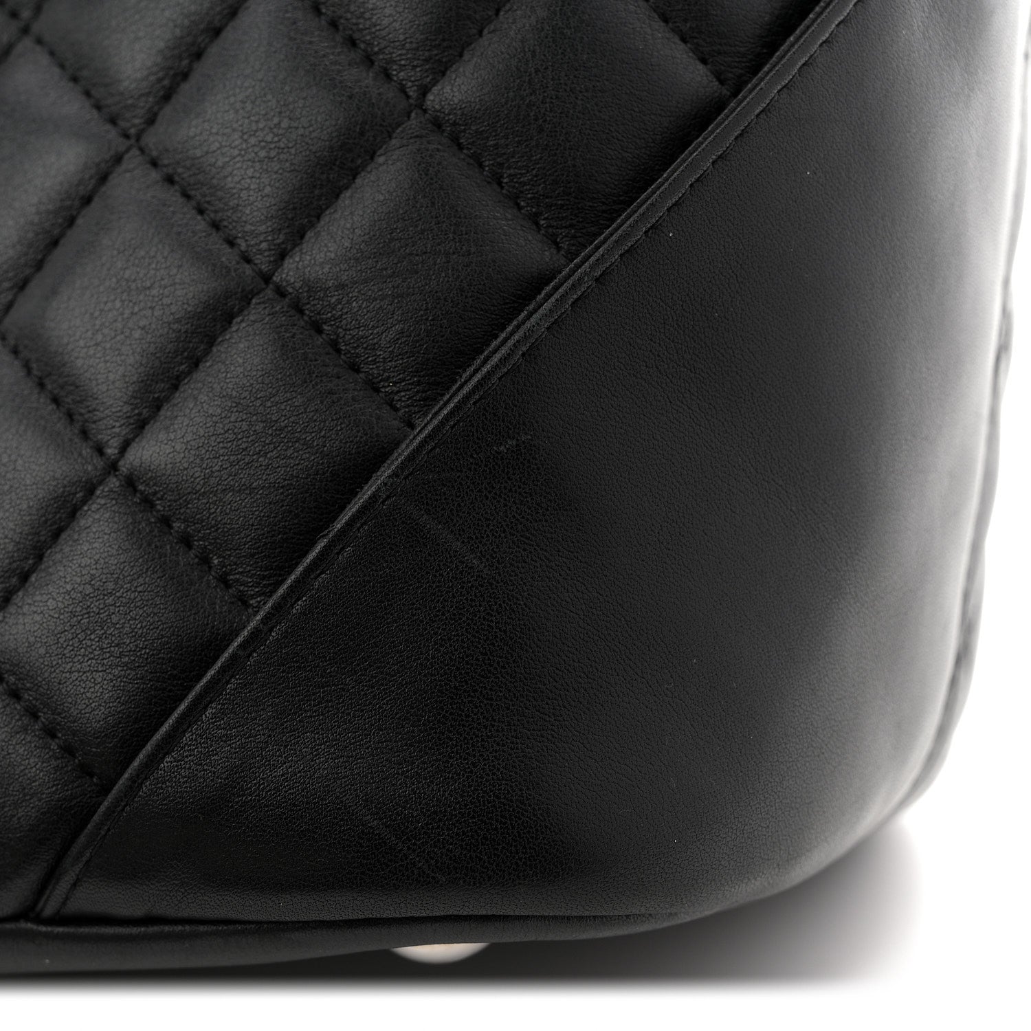 Chanel Calfskin Quilted Large Cambon Tote Black 13 of 14
