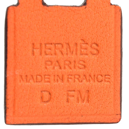 Hermes Swift Small O'Kelly Pendant Necklace Orange 3 of 4