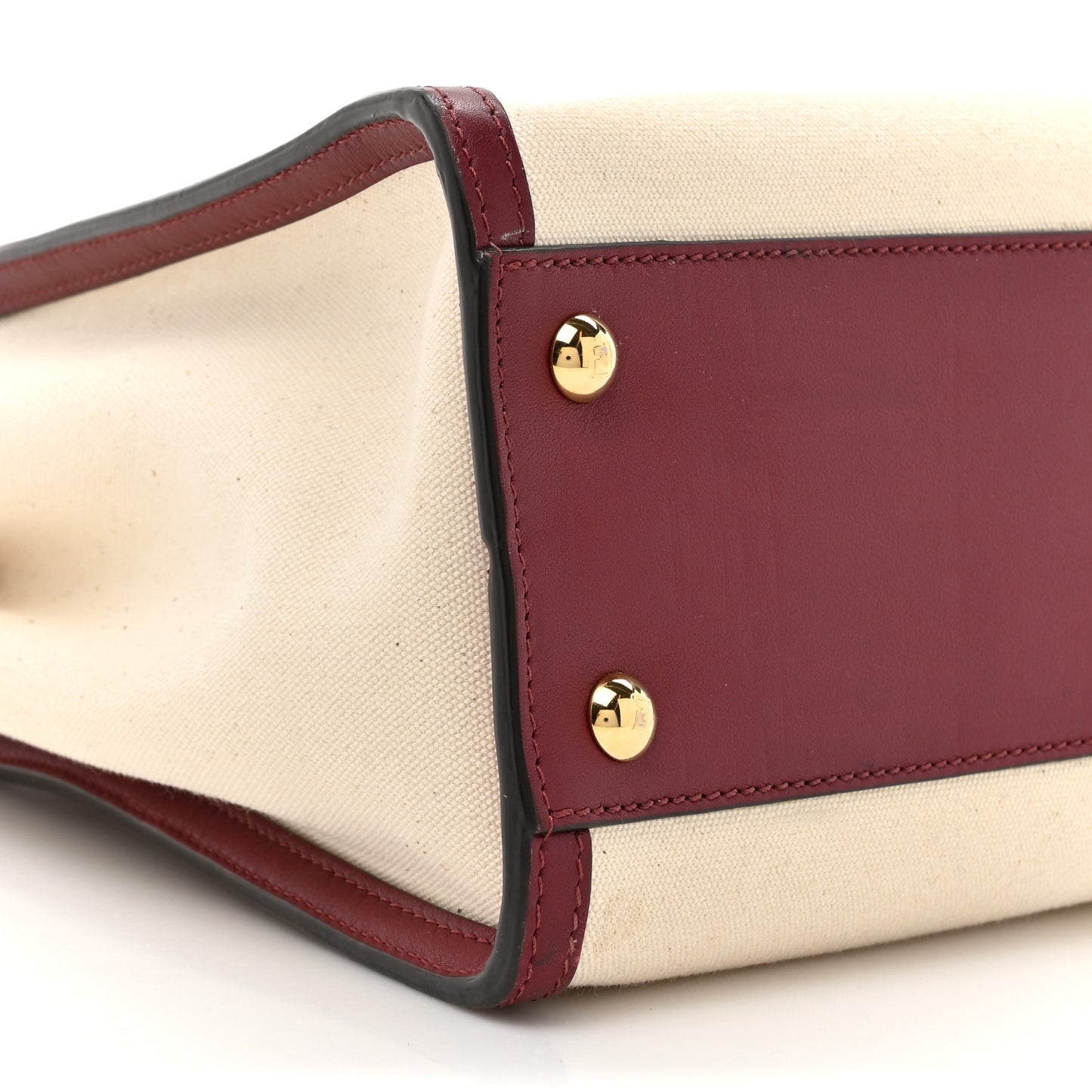 Canvas Calfskin Crocodile Embossed Medium Peekaboo Iconic Satchel Grezzo Barolo Bubblegum