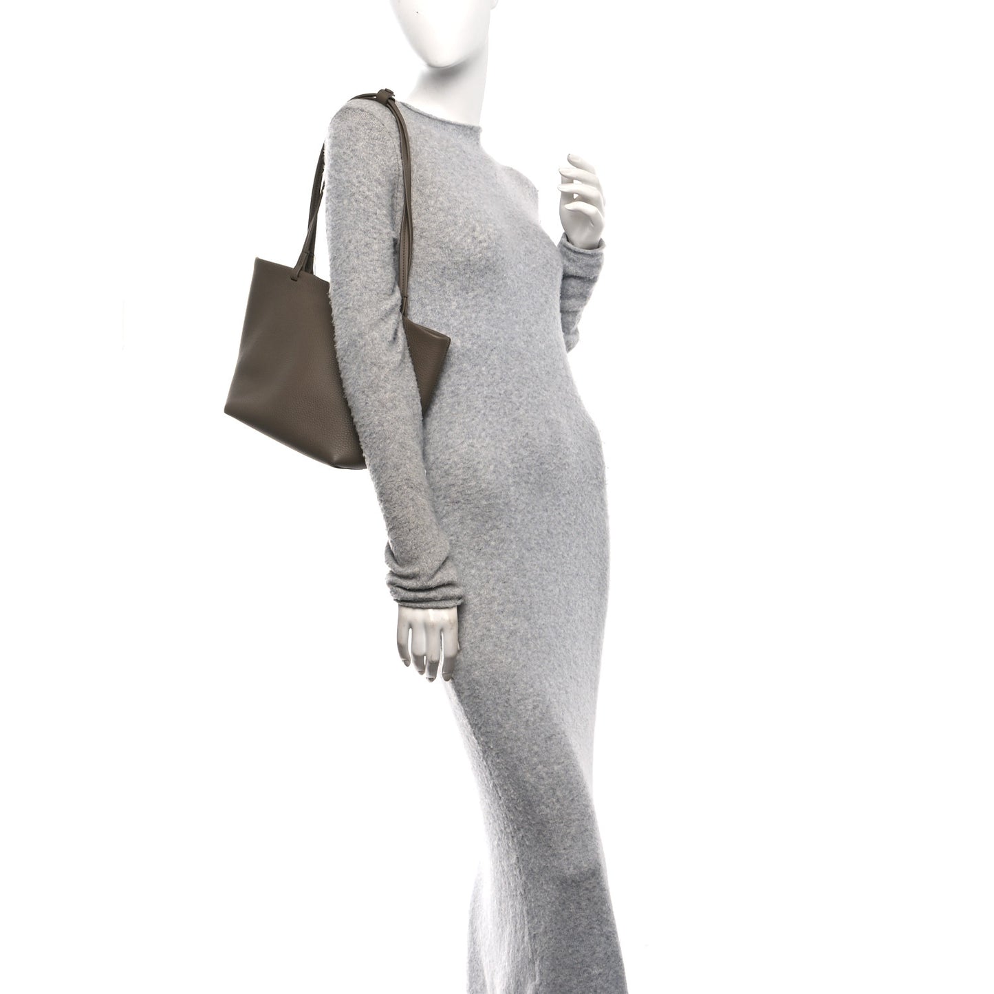 Grained Calfskin Park Tote Three Elephant