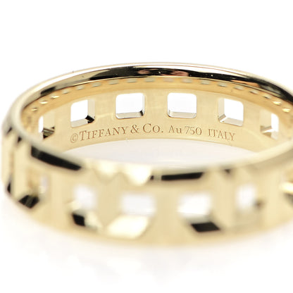 Tiffany 18K Yellow Gold T True Wide Ring 57 8 4 of 4