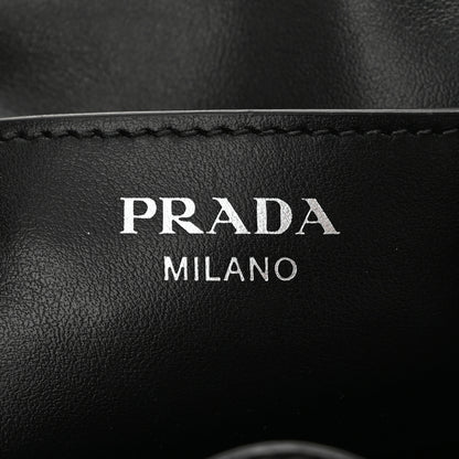 Prada Tessuto Nylon Saffiano Secchiello Bucket Bag Black 6 of 10