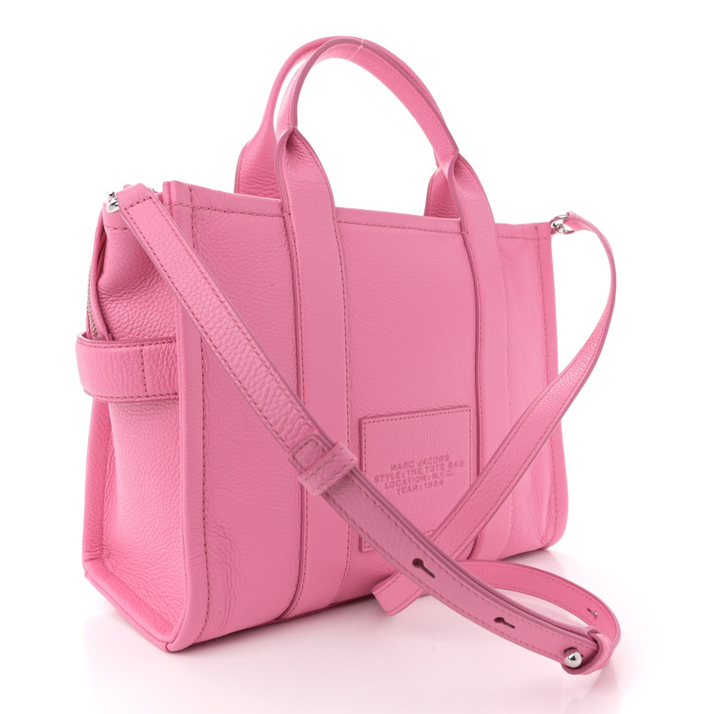 Grained Calfskin Medium The Tote Bag Candy Pink