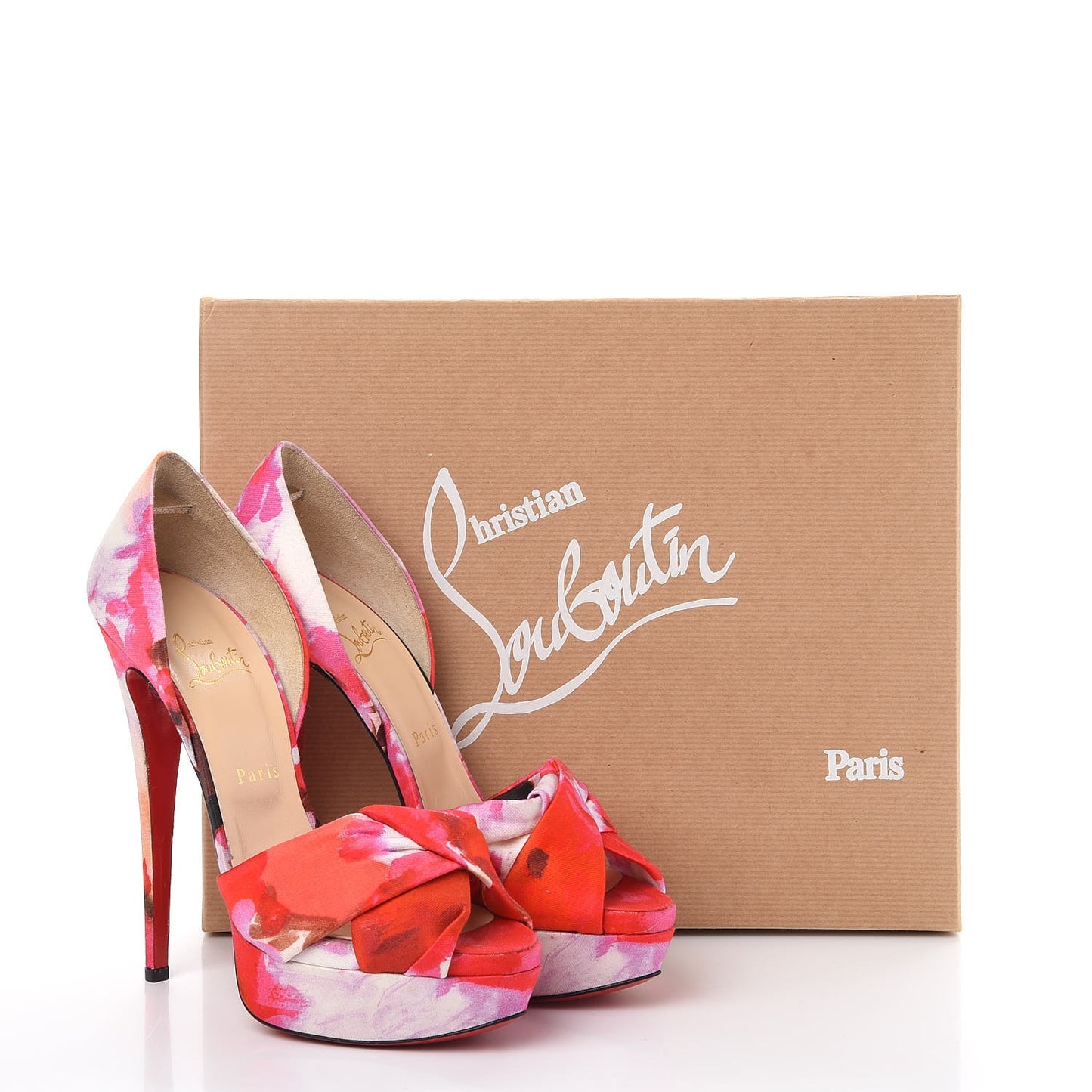 Fabric Popi Print Volpi 150 Platform Pumps 39 Pink