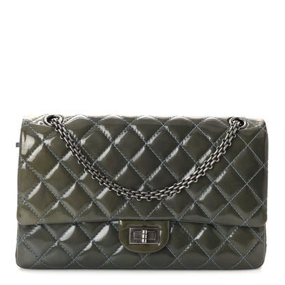 Chanel Patent Quilted 2.55 Reissue 226 Flap Blue 1 of 10