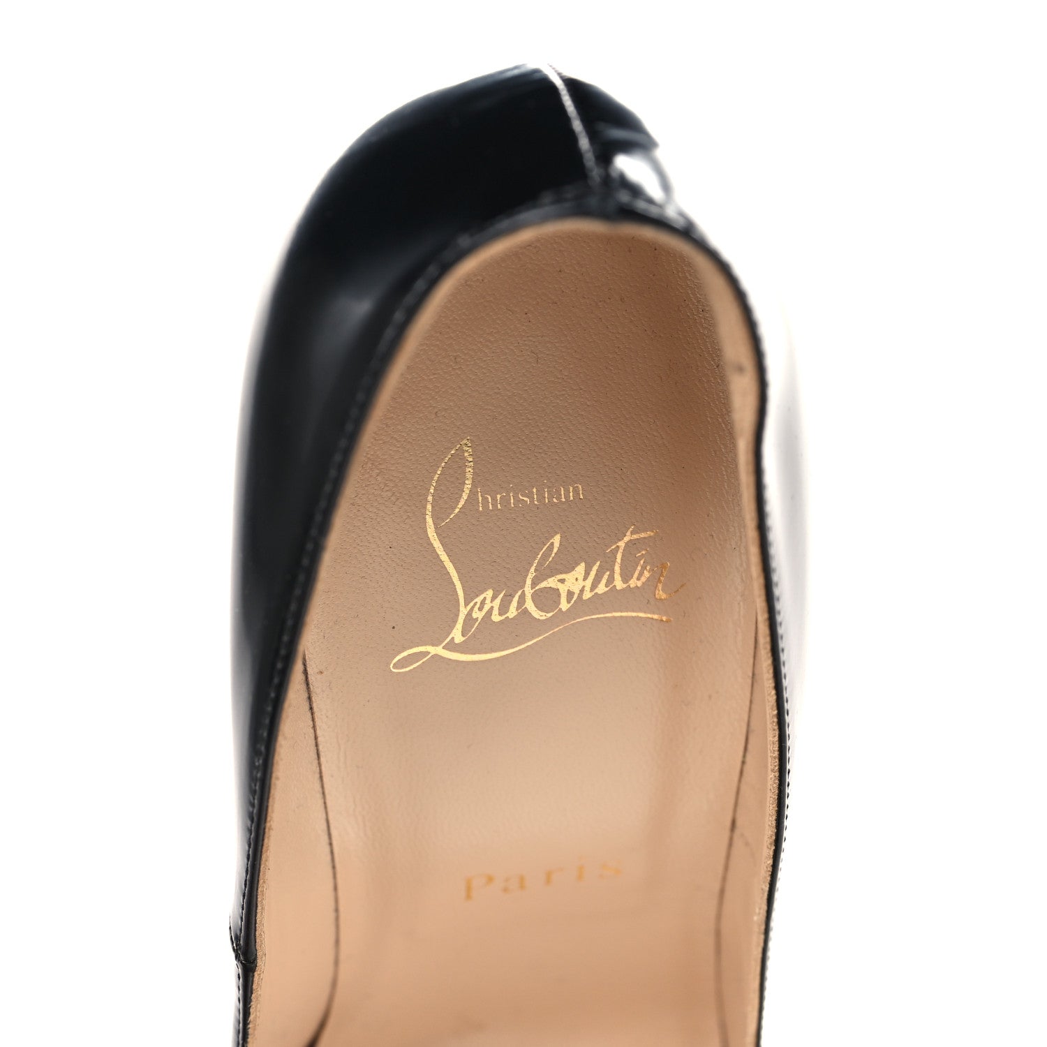 Christian Louboutin Patent Fifille 100 Pumps 37 Black 8 of 8